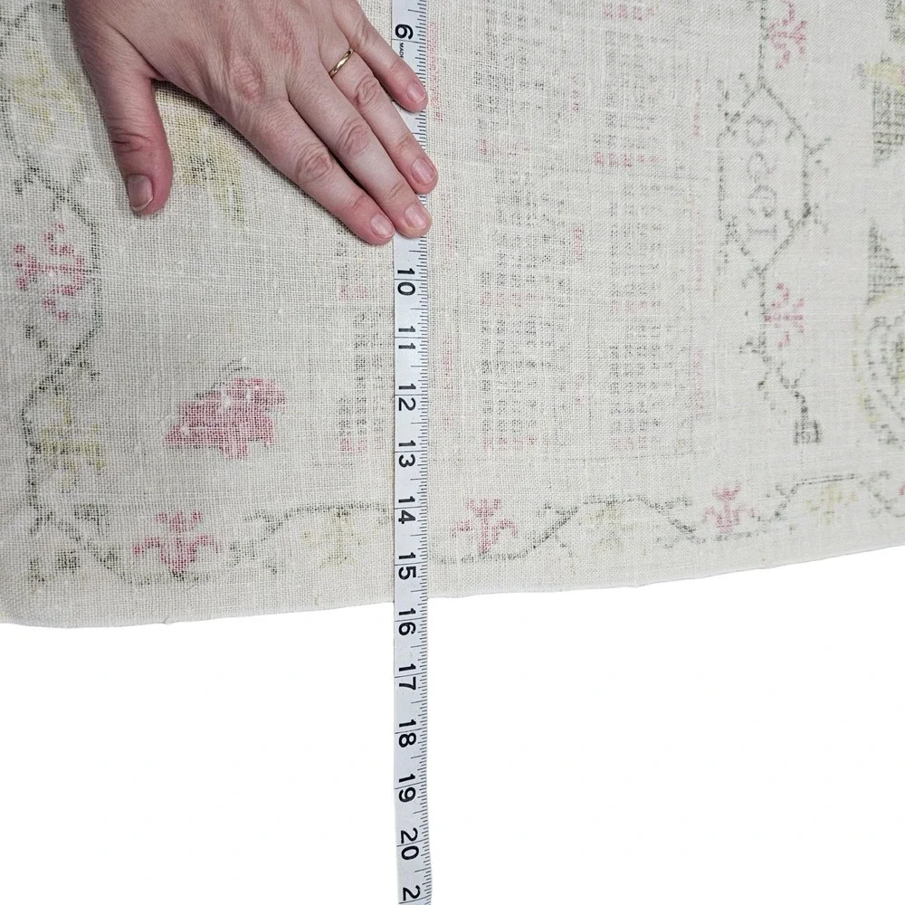 Stevens Calendar Towel 1958 The Earls Vintage Embroidered Wall‎ Hanging Decor